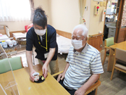 お茶を飲んで一休み